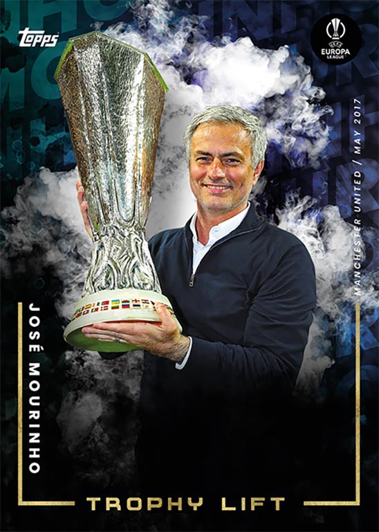 José Mourinho Curated UEFA Club Competitions 2021-22 TOPPS Platinum