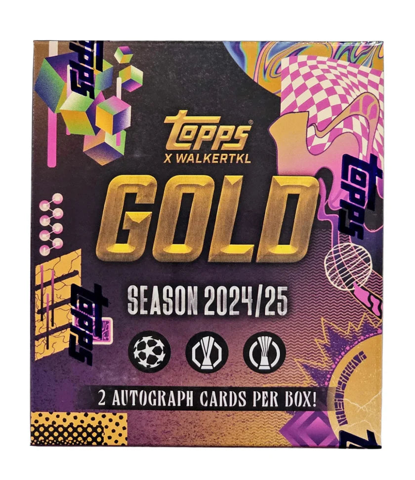 2024/25 Topps Gold UEFA Club Competitions Soccer Hobby Box