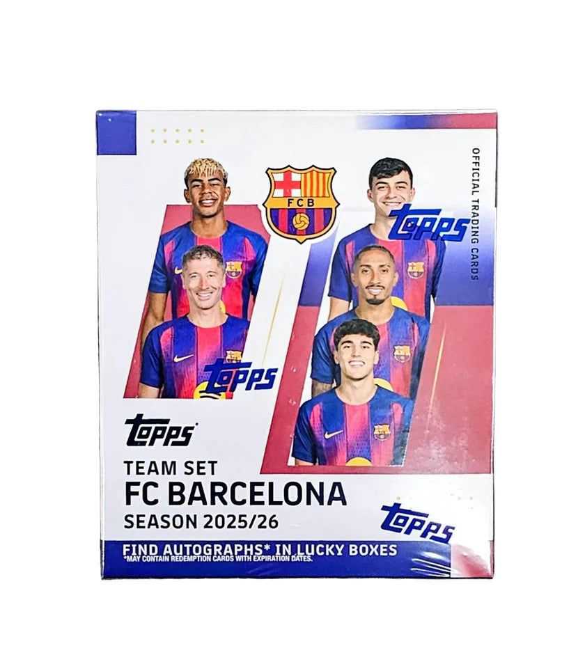 2025/26 Topps FC Barcelona Soccer Team Set