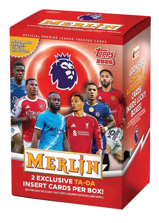 2025/26 Topps Merlin Premier League EPL Soccer Blaster