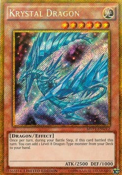 Krystal Dragon (V.1 - Gold Secret Rare)