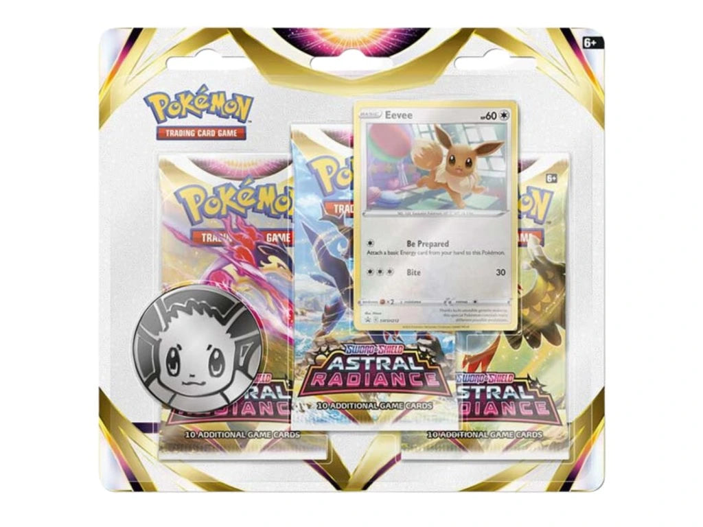 Pokémon TCG - Sword & Shield - Astral Radiance 3-pack Blister - Eevee