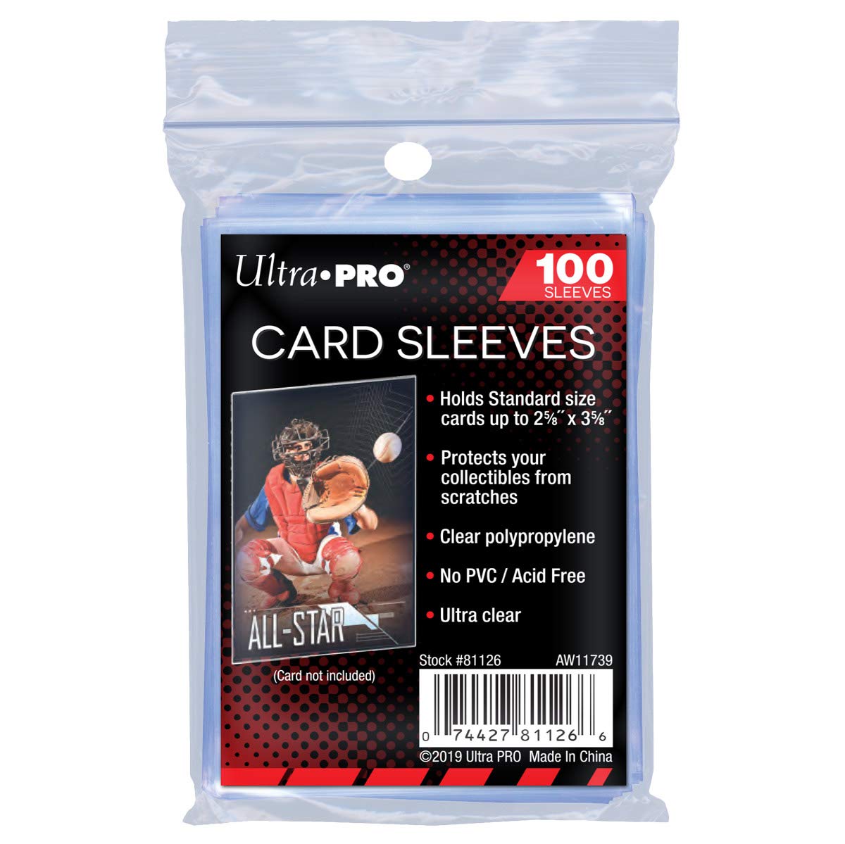 100 Ultra Pro Soft Card Sleeves