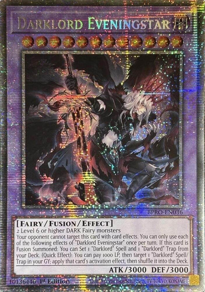 Darklord Eveningstar (V.2 - Starlight Rare)