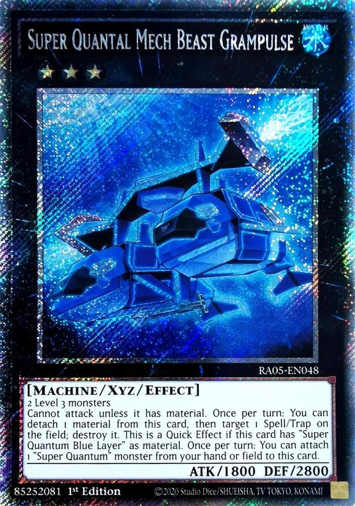 Super Quantal Mech Beast Grampulse (V.4 - Platinum Secret Rare)
