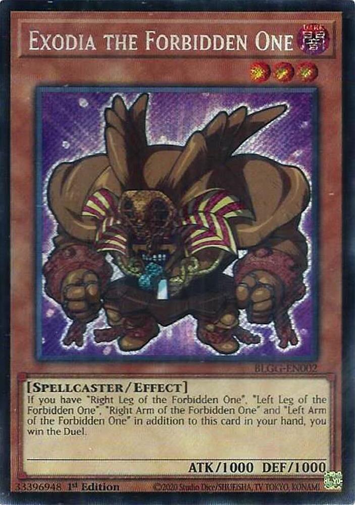 Exodia the Forbidden One (V.1 - Secret Rare)