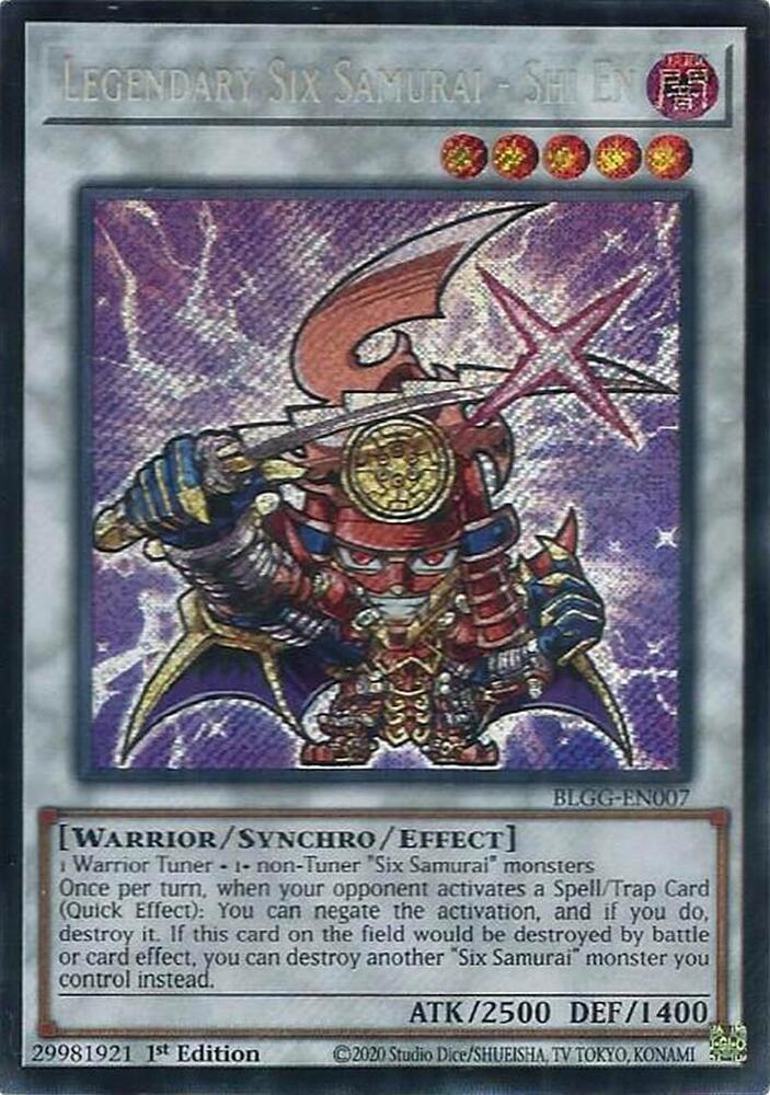 Legendary Six Samurai - Shi En (V.1 - Secret Rare)