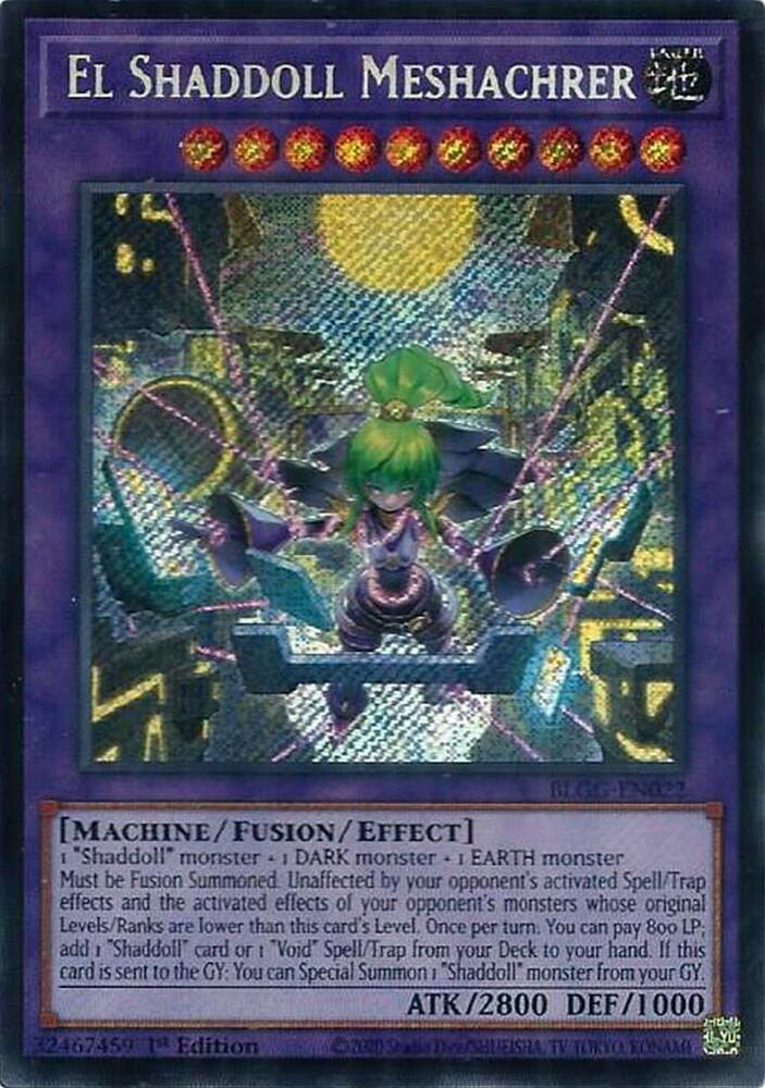 El Shaddoll Meshachrer (V.1 - Secret Rare)