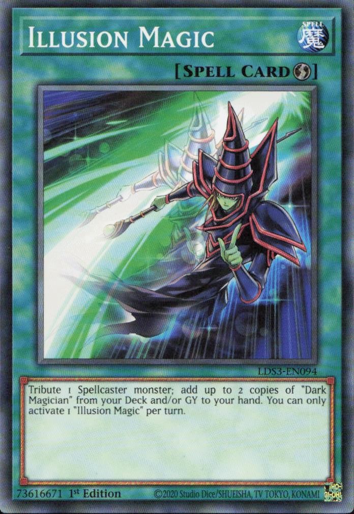 Illusion Magic Common Legendary Duelists: Magical Hero LED6-EN010