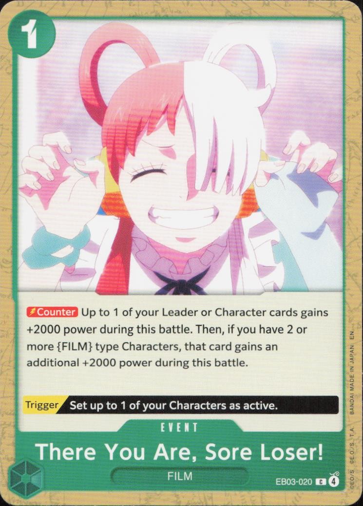 There You Are, Sore Loser! C Extra Booster: One Piece Heroines Edition EB03-020 NM