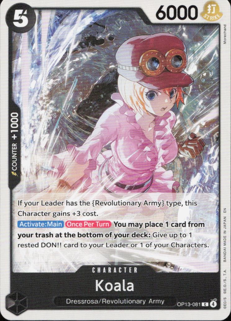 Koala C Carrying On His Will OP13-081 NM