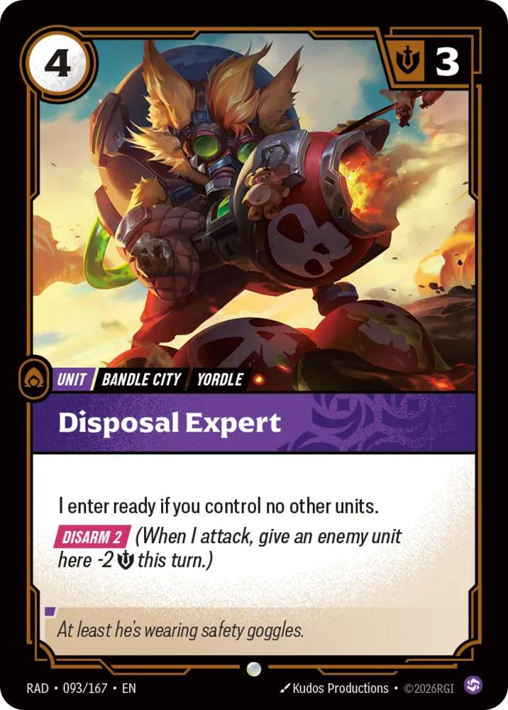 Disposal Expert Common Radiance 093/167 NM