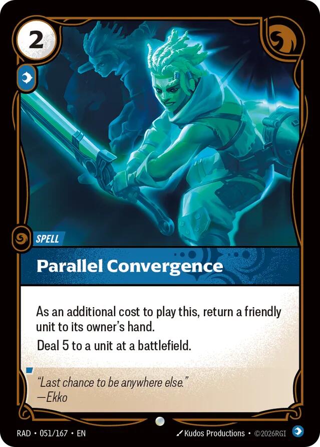 Parallel Convergence Common Radiance 051/167 NM