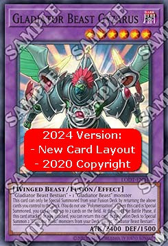 Gladiator Beast Gyzarus (V.2 - Super Rare)