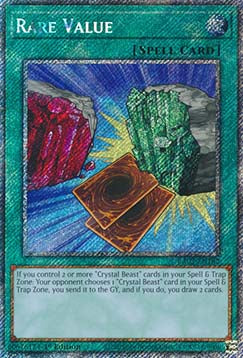 Rare Value (V.1 - Platinum Secret Rare)