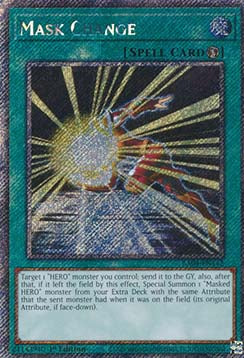 Mask Change (V.1 - Platinum Secret Rare)