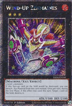 Wind-Up Zenmaines (V.1 - Platinum Secret Rare)