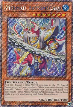 Mermail Abyssmegalo (V.1 - Platinum Secret Rare)