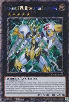 Number S39: Utopia the Lightning (V.1 - Platinum Secret Rare)