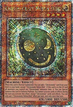 Chronomaly Nebra Disk (V.2 - Quarter Century Secret Rare)