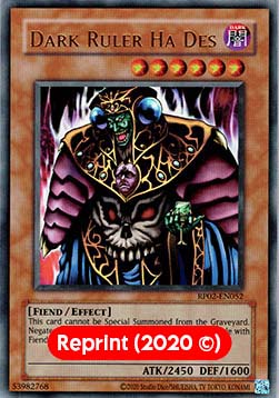 Dark Ruler Ha Des (V.2 - Ultra Rare)