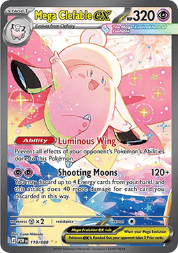 Mega Clefable ex (POR 119)