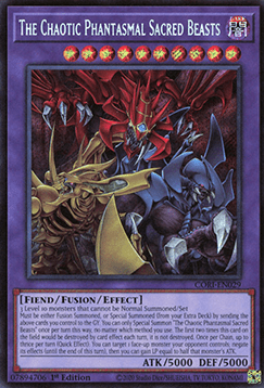 The Chaotic Phantasmal Sacred Beasts (V.1 - Secret Rare)