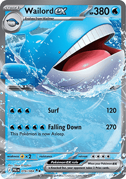Wailord ex (PBL 016)