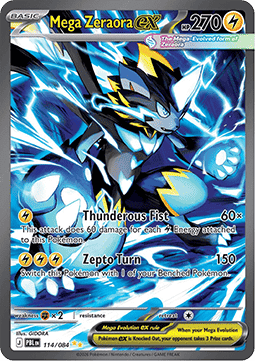Mega Zeraora ex (PBL 114)