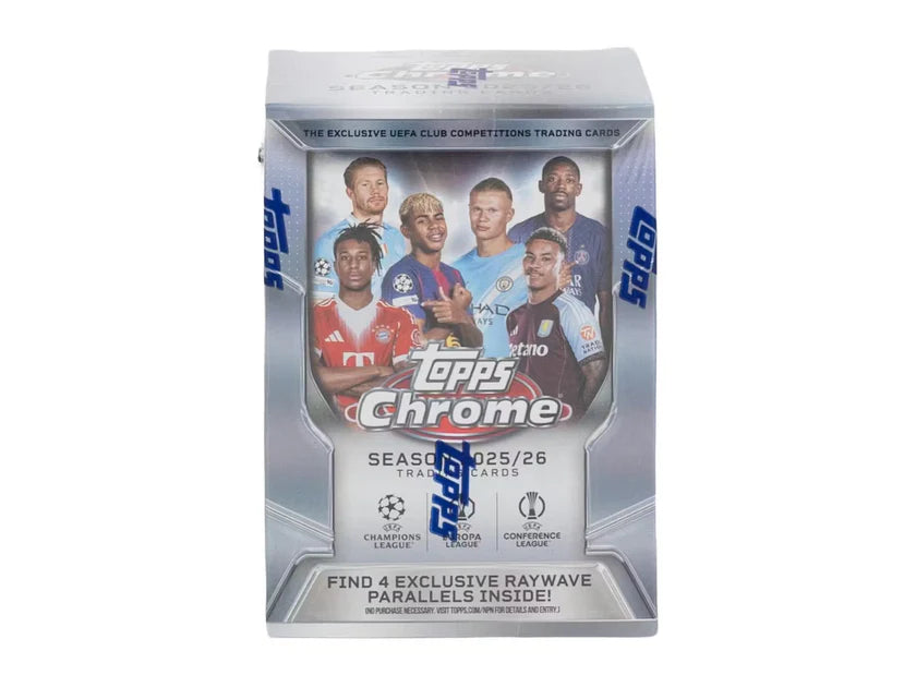 2025/26 Topps Chrome UEFA Club Competitions Soccer Blaster