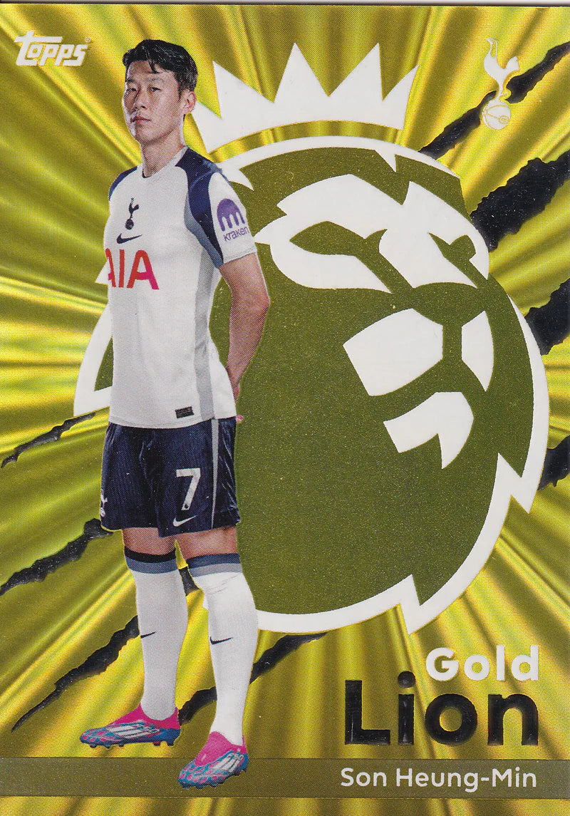 Son Heung-Min 2025-26 Topps Premier League Gold Lion