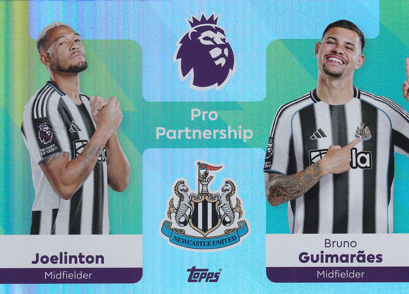 Guimaraes Joelinton Pro Partnership Topps Premier League 2025/2026 25/26 # 374