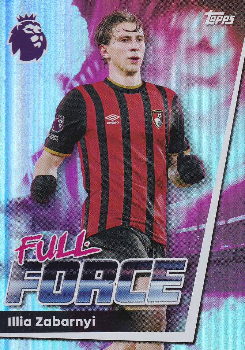 Illia Zabarnyi Topps Premier League 2025/2026 Bournemouth 25/26 Full Force # 53