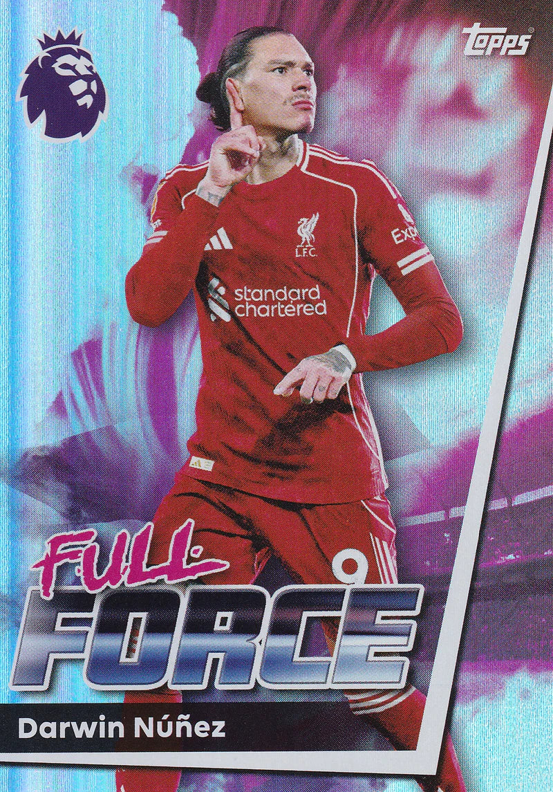 Darwin Nunez Topps Premier League 2025/2026 Liverpool 25/26 Full Force # 179