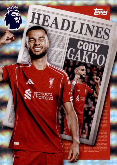 Cody Gakpo Headlines Topps Premier League 2025/2026