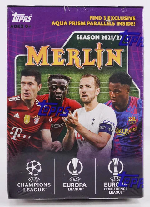2021/22 Topps UEFA Champions League Merlin Chrome Soccer Blaster