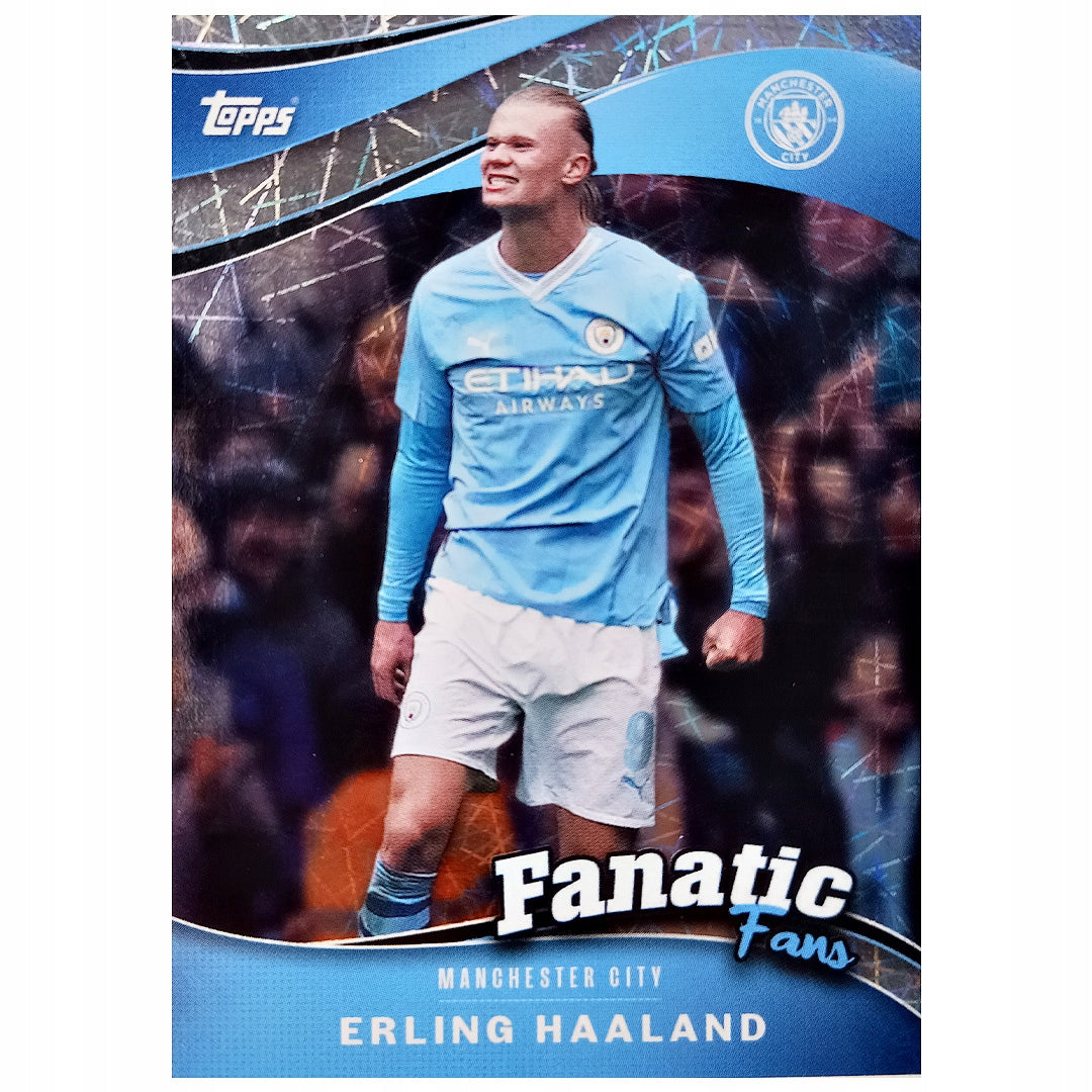 Erling Haaland FF-4 Fanatic Electro Topps Fan Set Manchester City 2024/25