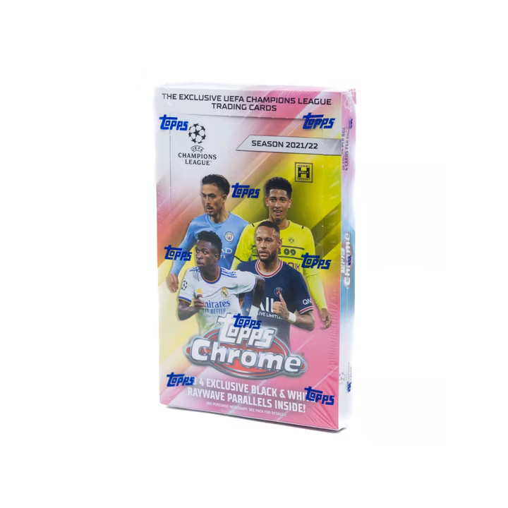 2021-22 Topps Chrome Uefa Champions League Soccer Hobby LITE Box