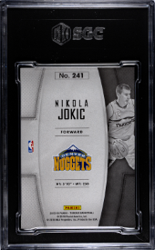 Nikola Jokic Rookie Leather Panini Threads 2015-16 (GRADED)(SGC)