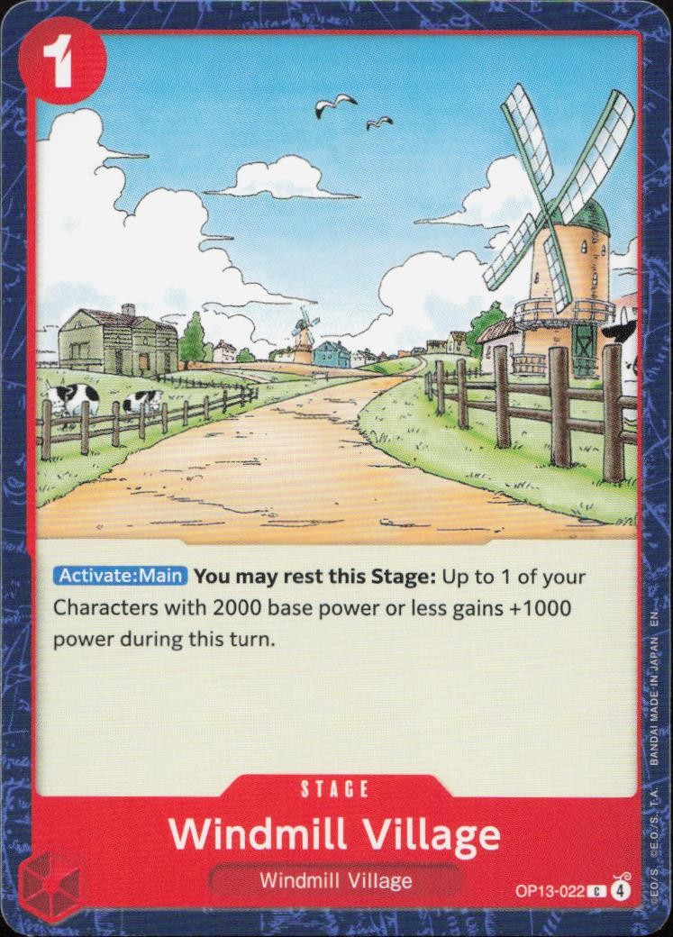 Windmill Village C Carrying On His Will OP13-022 NM