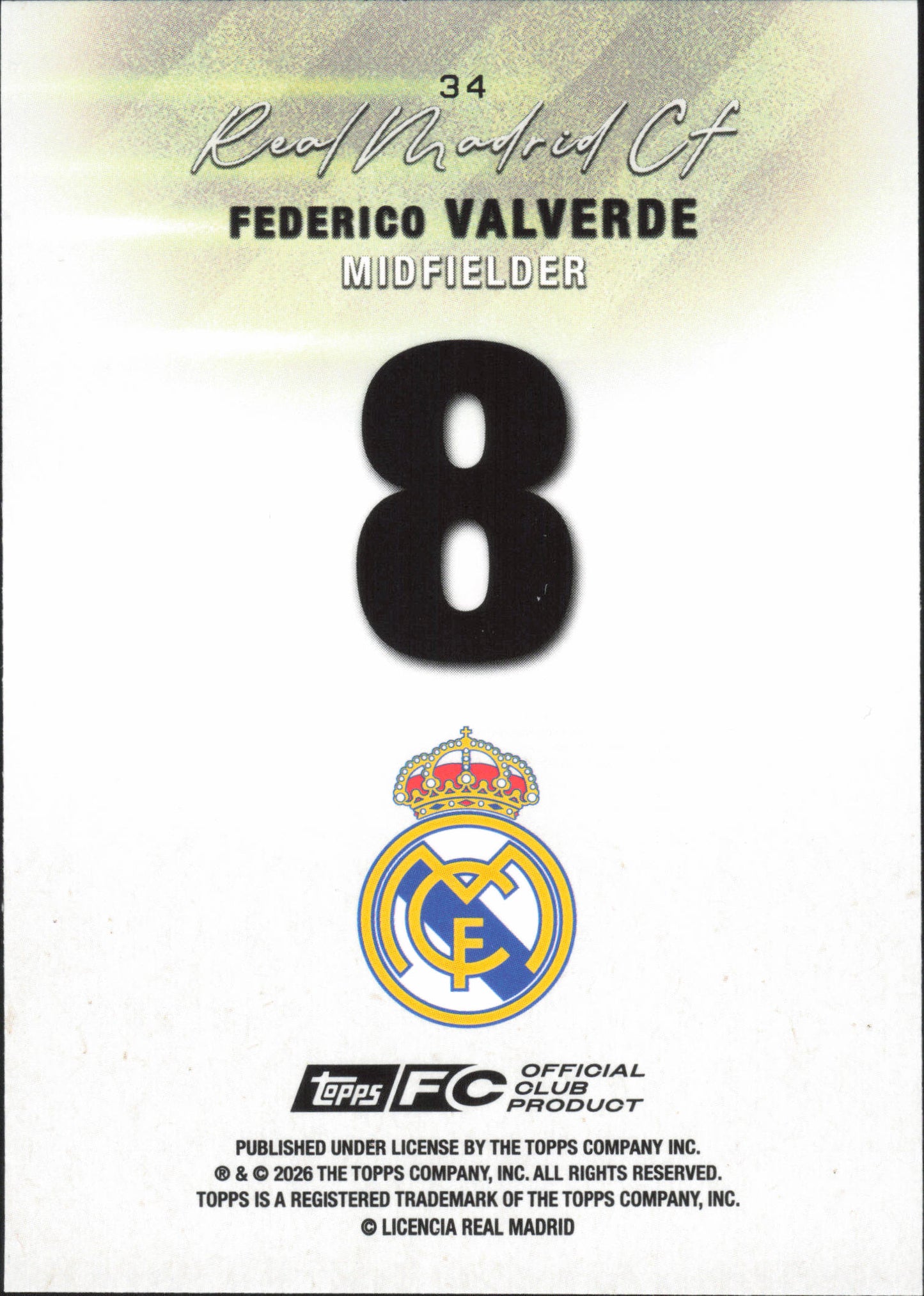 Federico Valverde Halo Parallel Team Set
