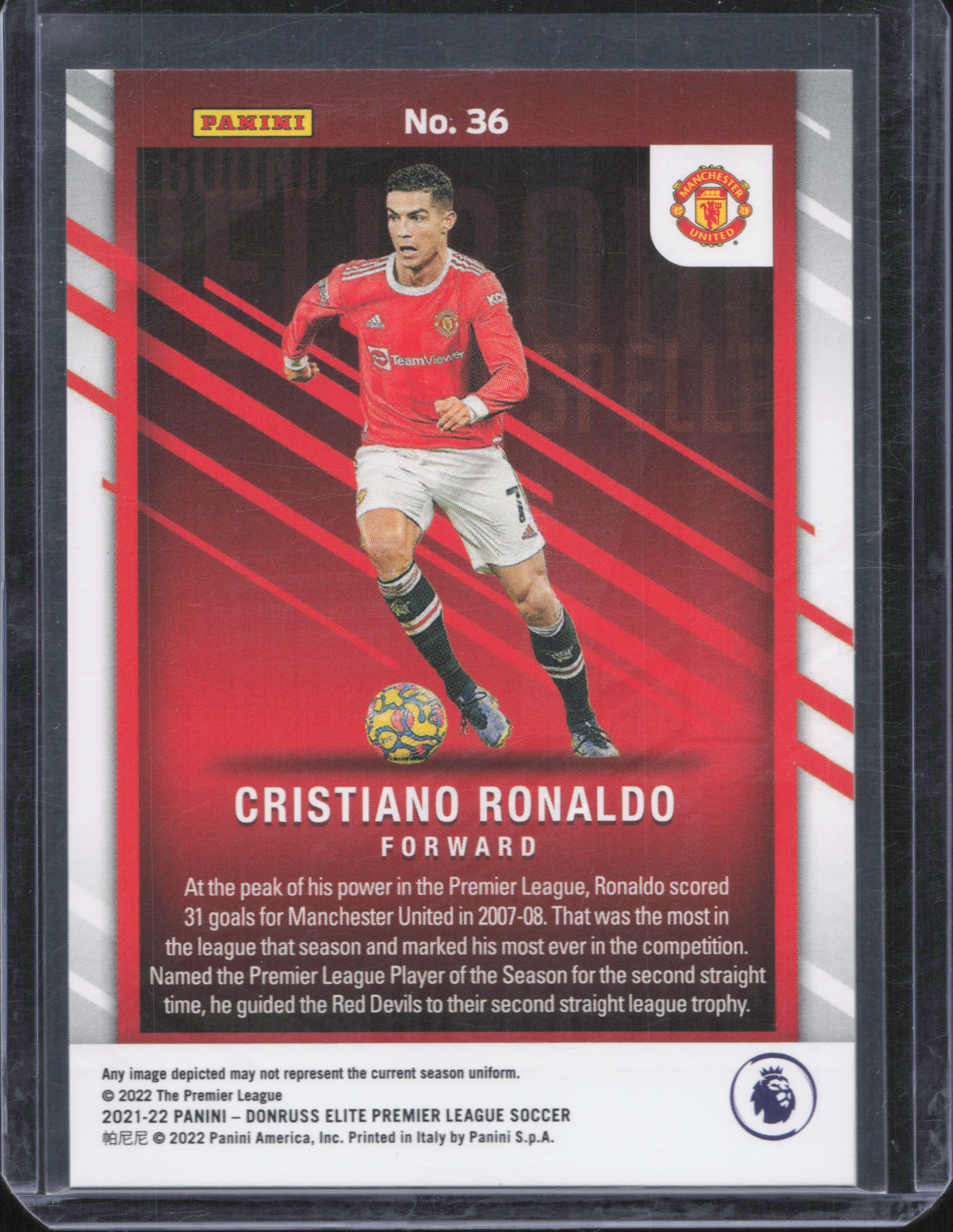 Cristiano Ronaldo Spellbound No.36 Panini Donruss Elite