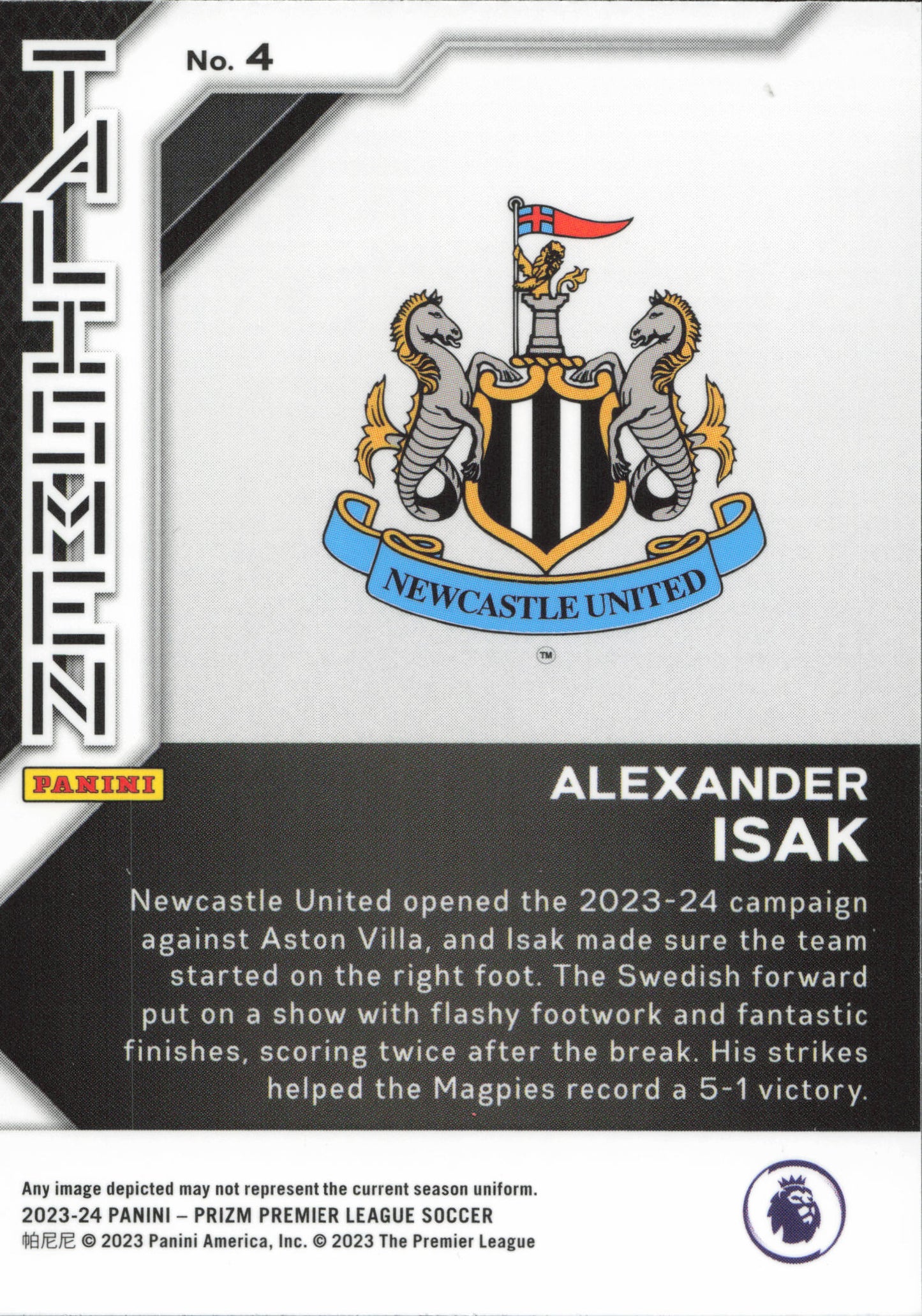 Alexander Isak Talismen Panini Prizm
