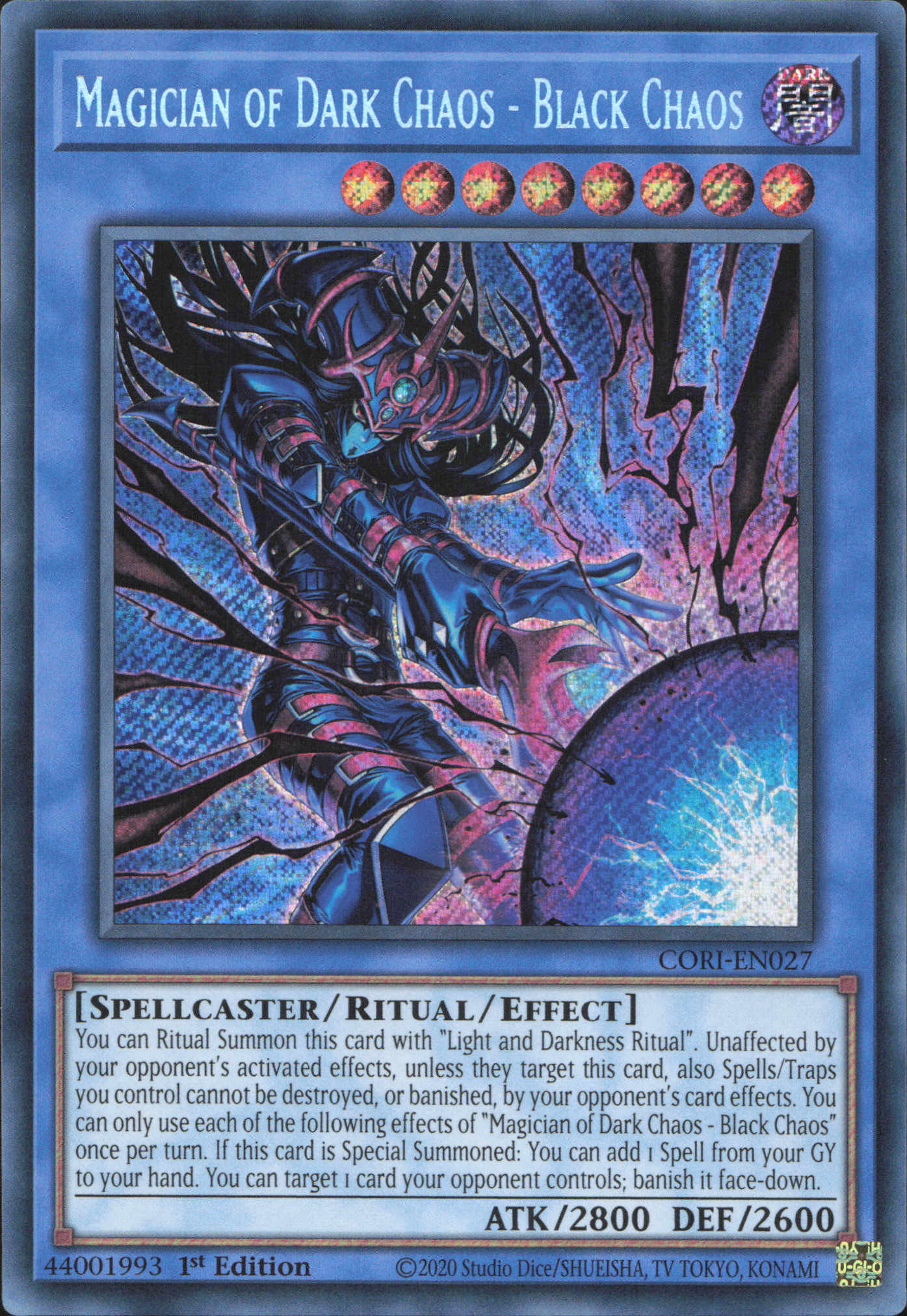 Magician of Dark Chaos - Black Chaos (V.1 - Secret Rare)