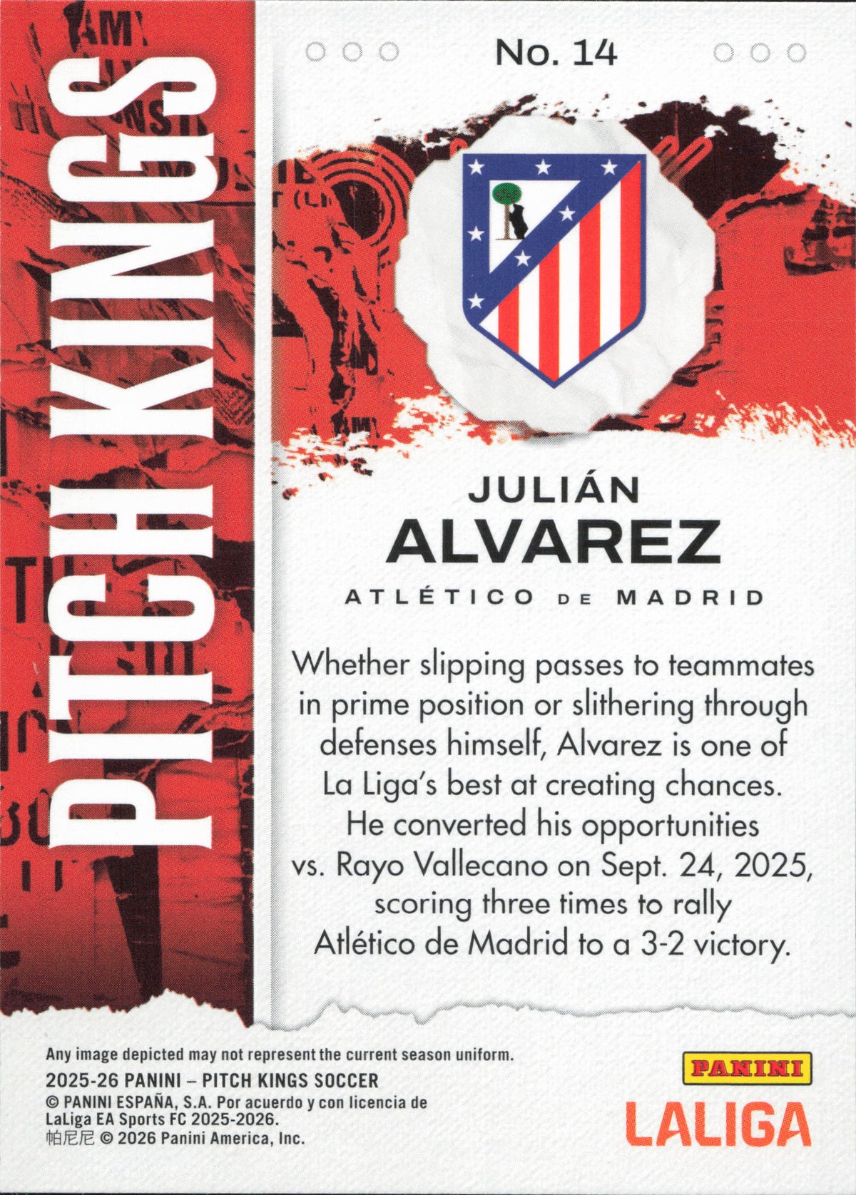 Julian Alvarez Base Pitch Kings La Liga
