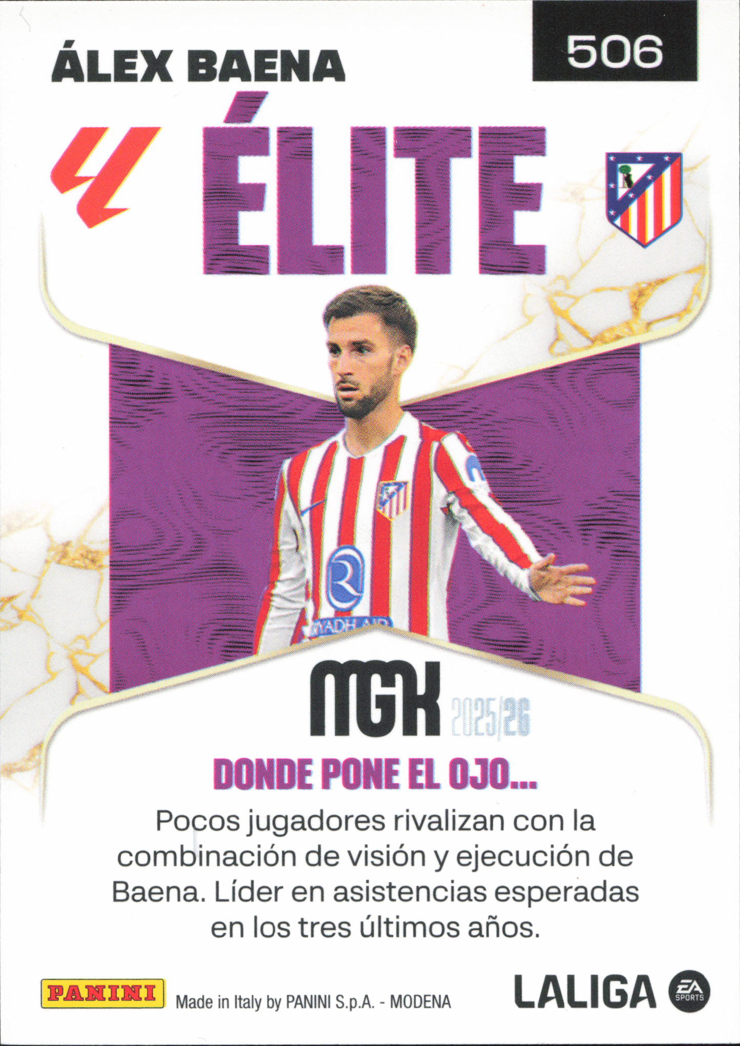 Alex Baena Elite Panini MGK La Liga