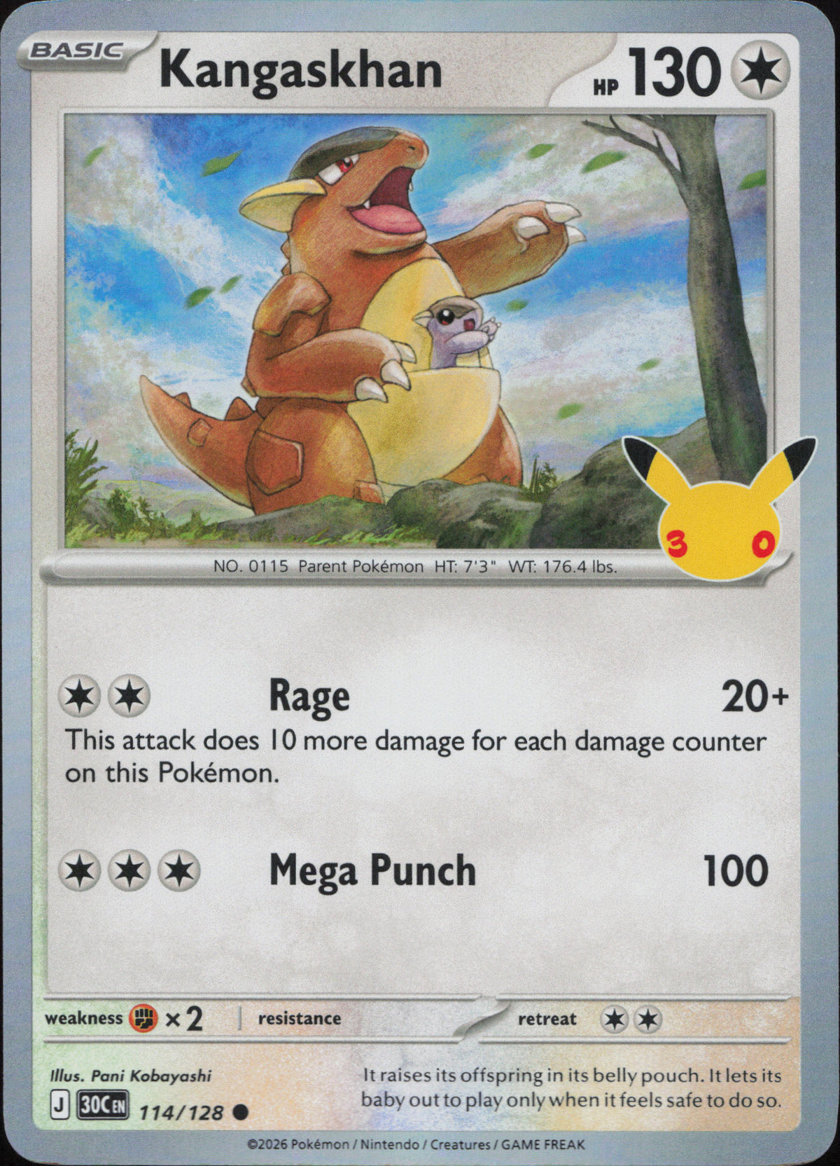Kangaskhan (30C 114)
