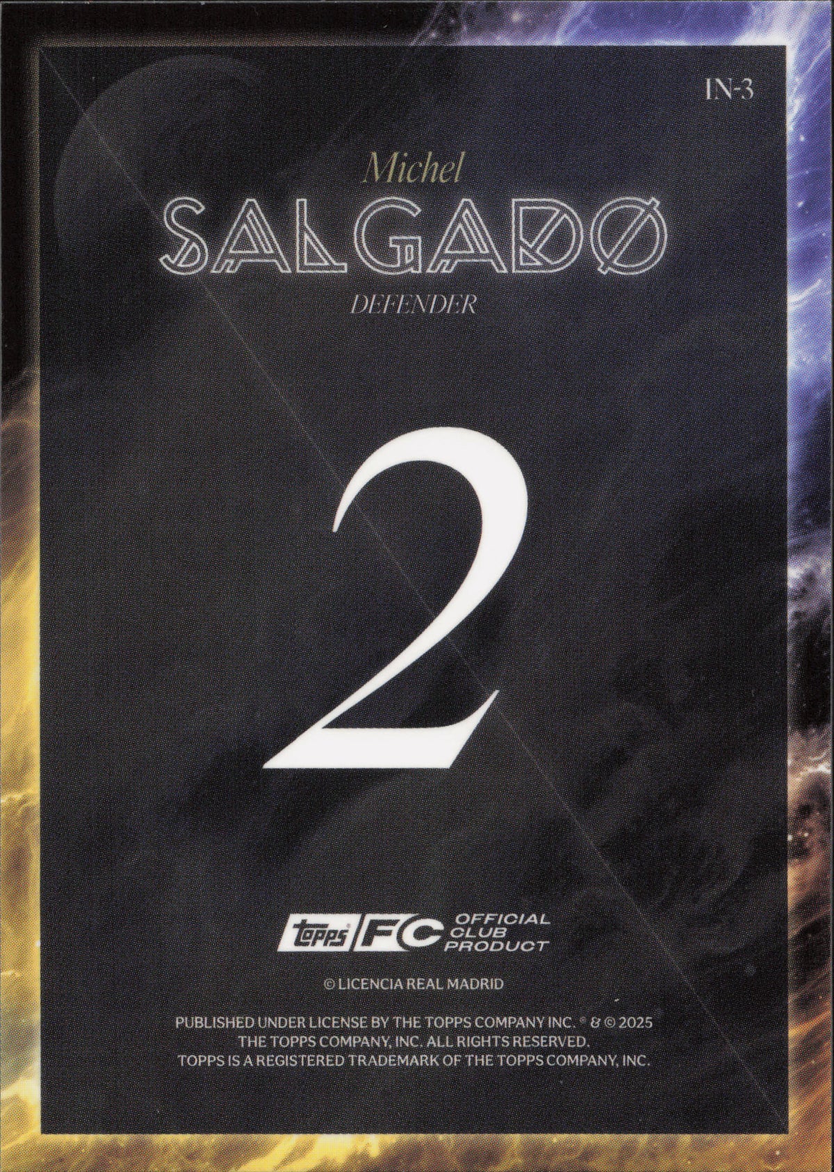 Michel Salgado Topps Los Blancos Real Madrid
