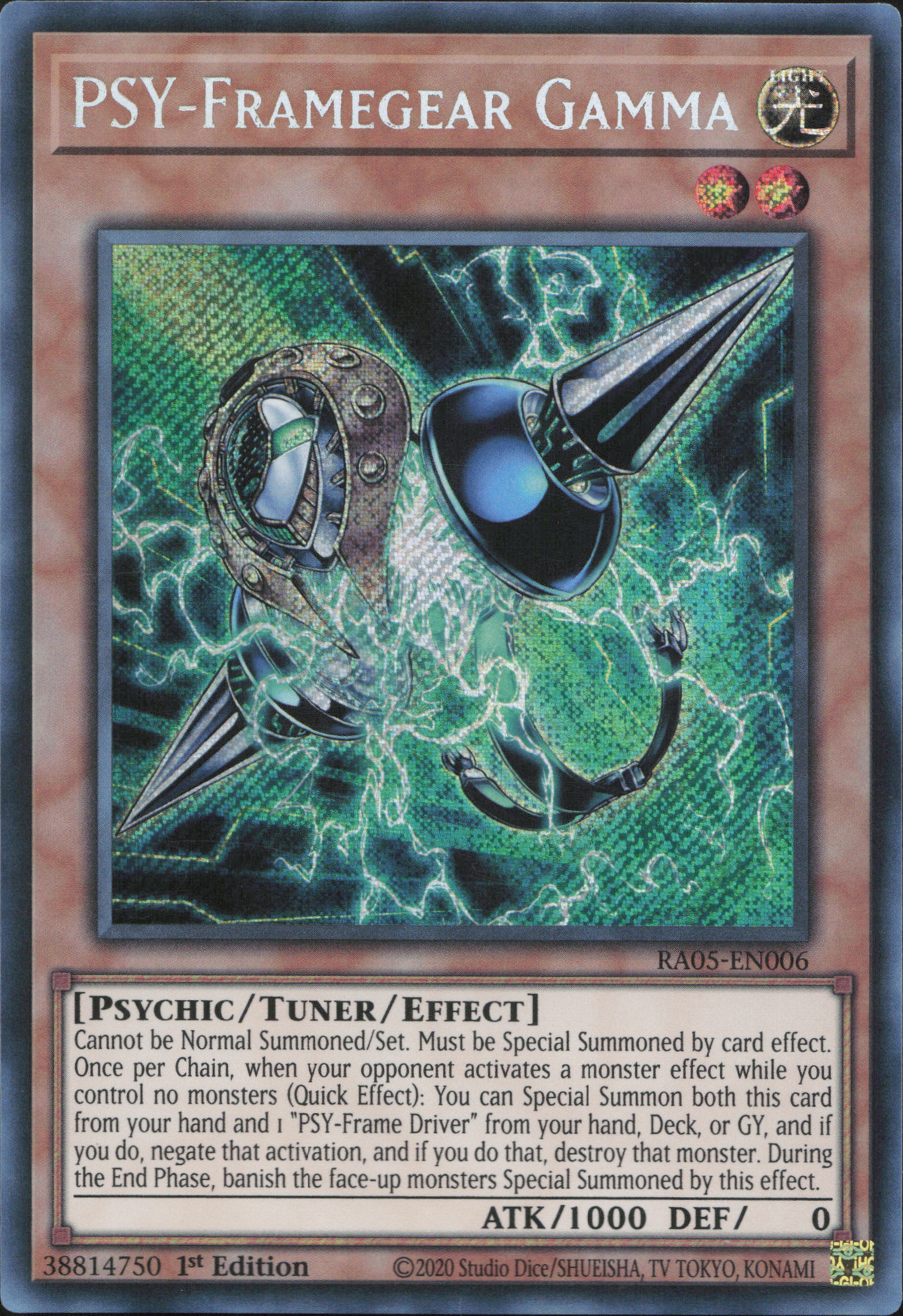 PSY-Framegear Gamma (V.3 - Secret Rare)