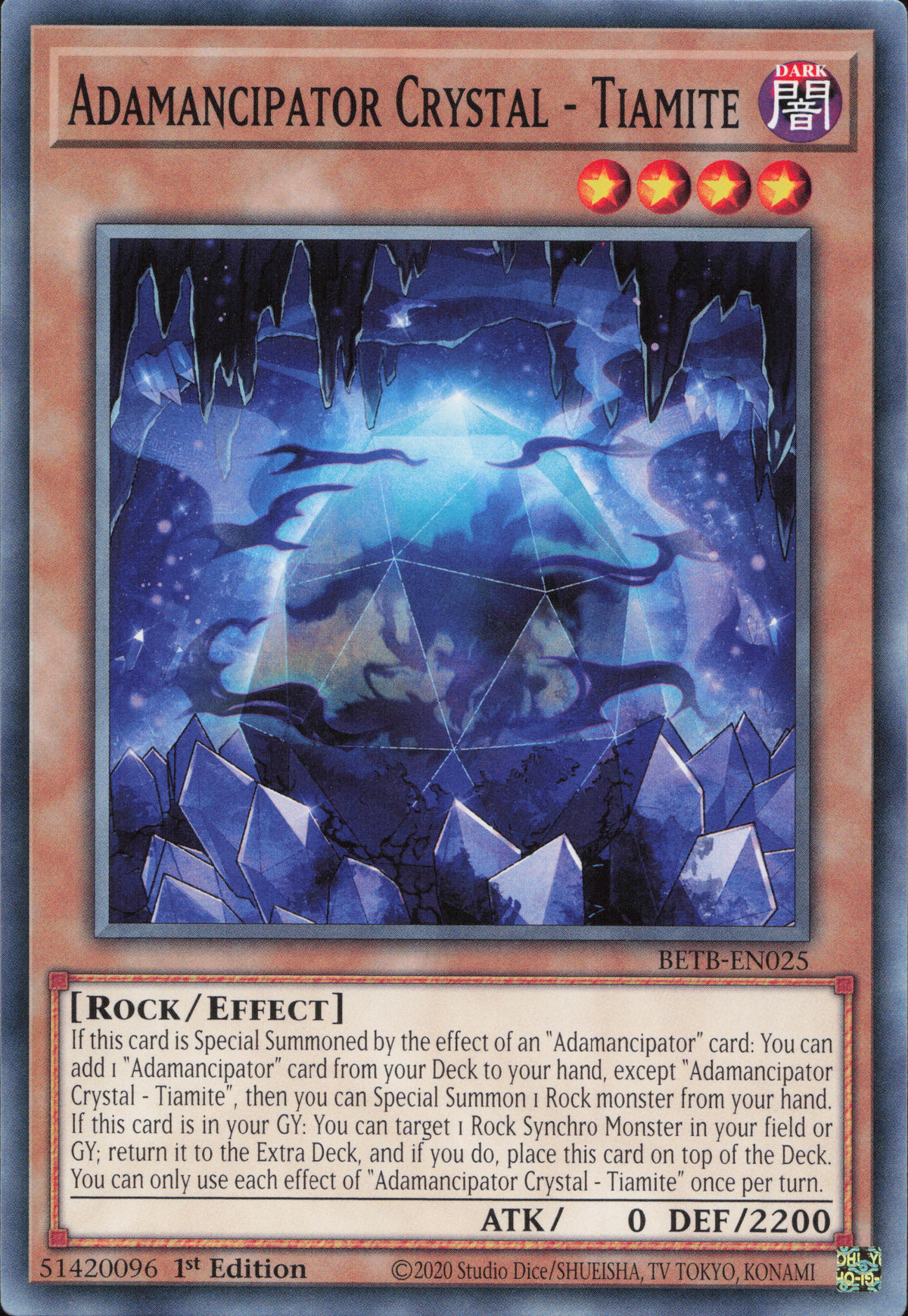 Adamancipator Crystal - Tiamite